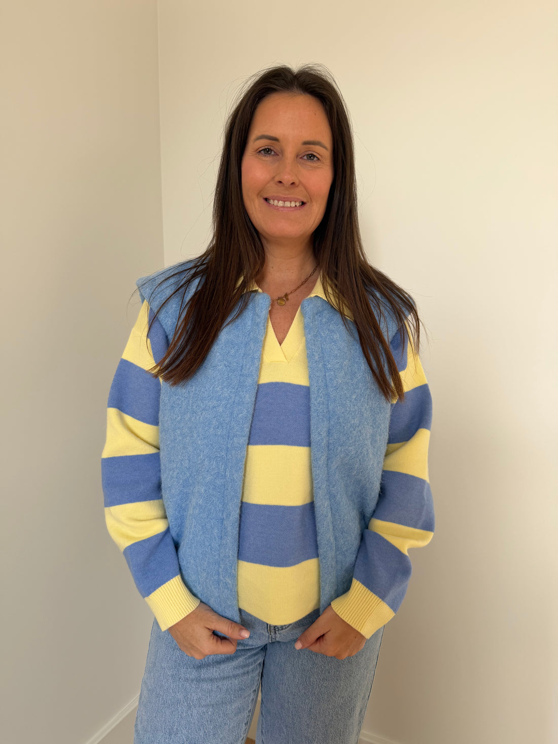 Gilet lichtblauw - My Dressing