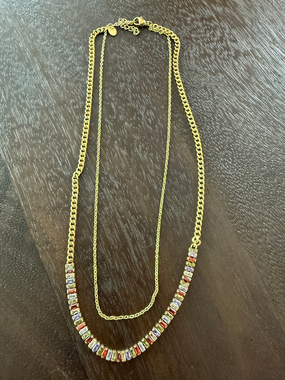 Colorblock necklace