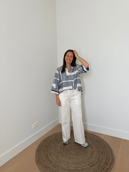 Vrouwelijke blouse met print - My Dressing