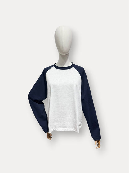 Louise shirt grijs/marine