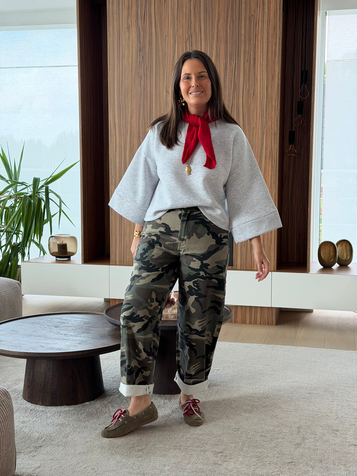 Army balloon jeans