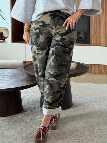 Army balloon jeans