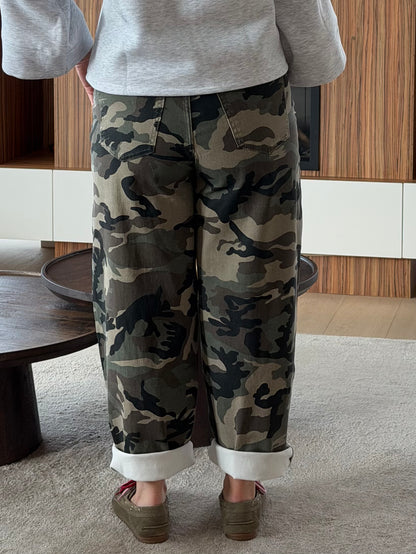 Army balloon jeans