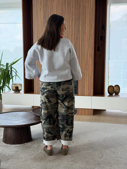 Army balloon jeans