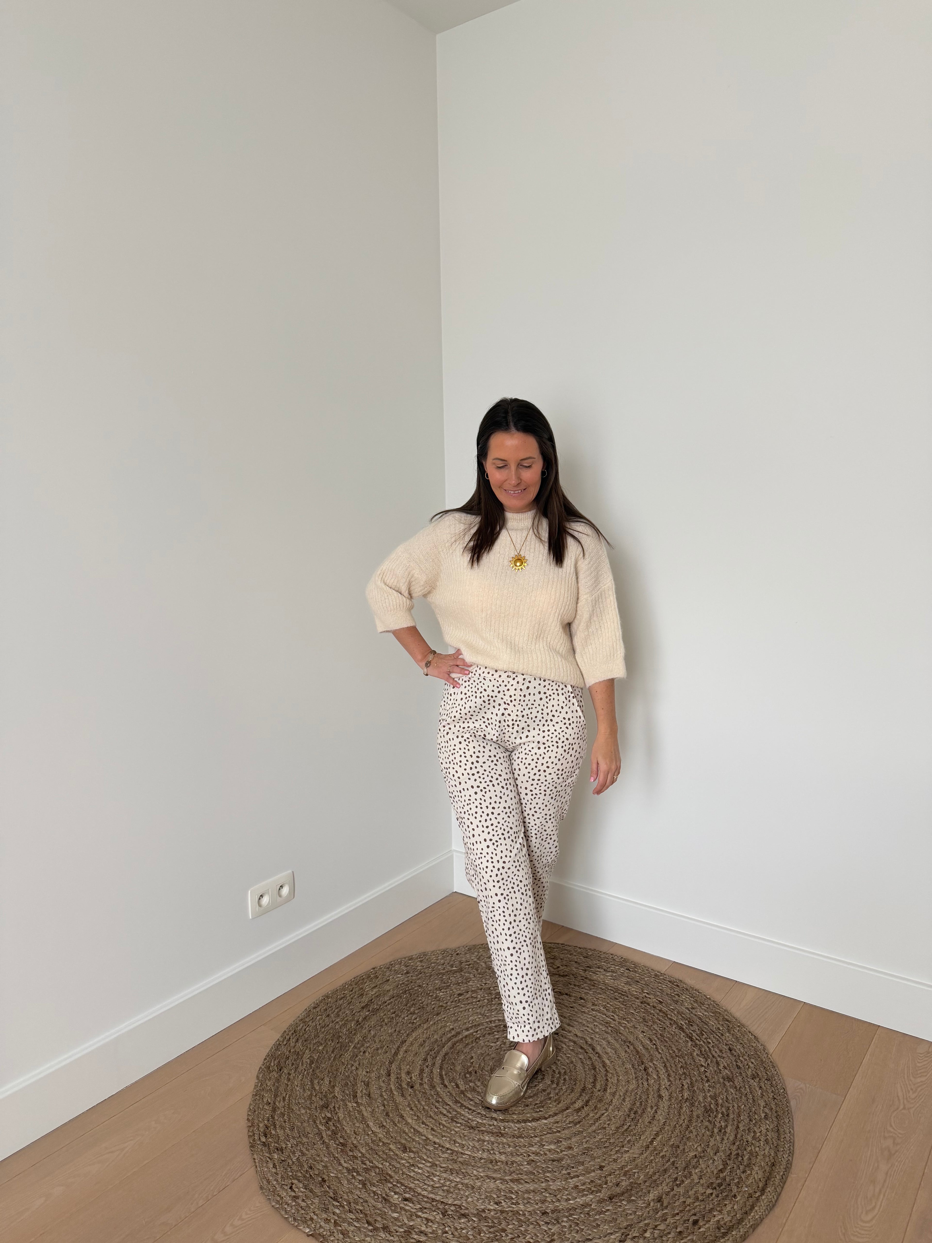 beige trui die niet prikt - My Dressing
