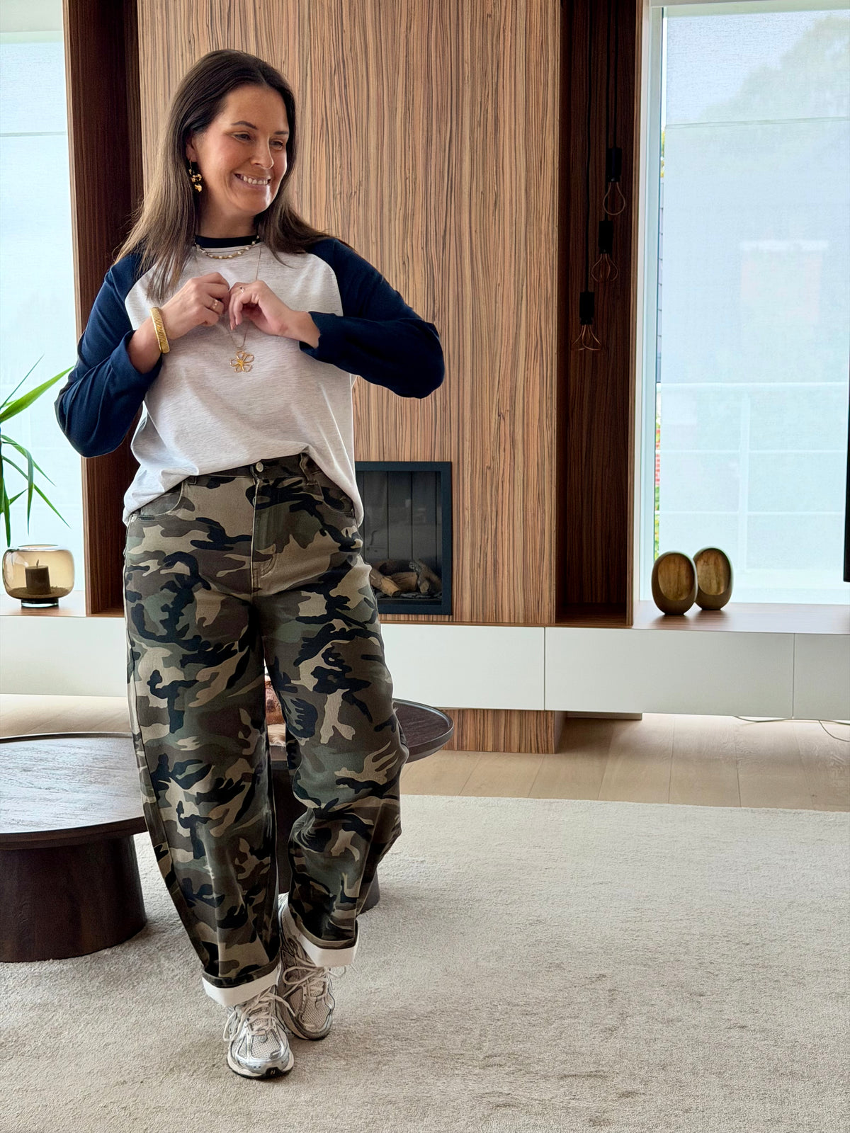 Louise shirt grijs/marine