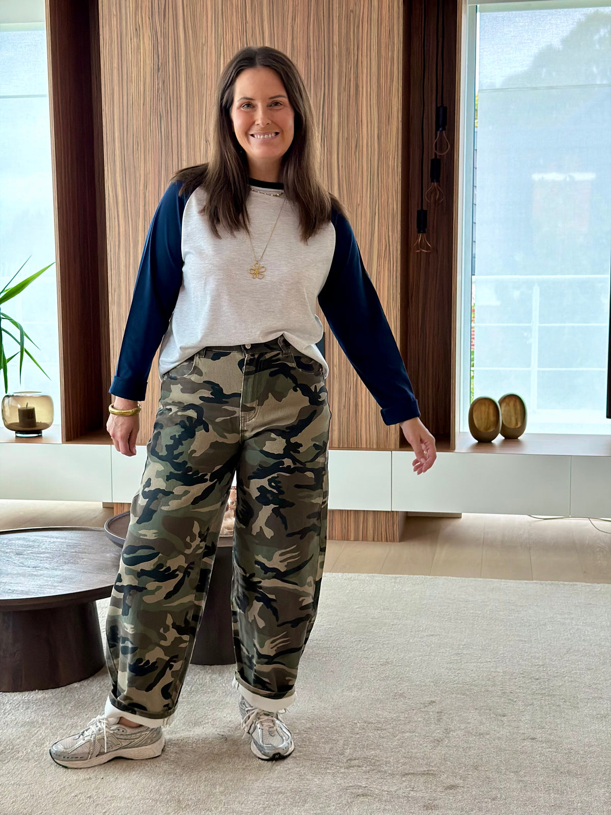 Louise shirt grijs/marine