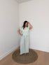 appelblauwzeegroene gestreepte set- My Dressing