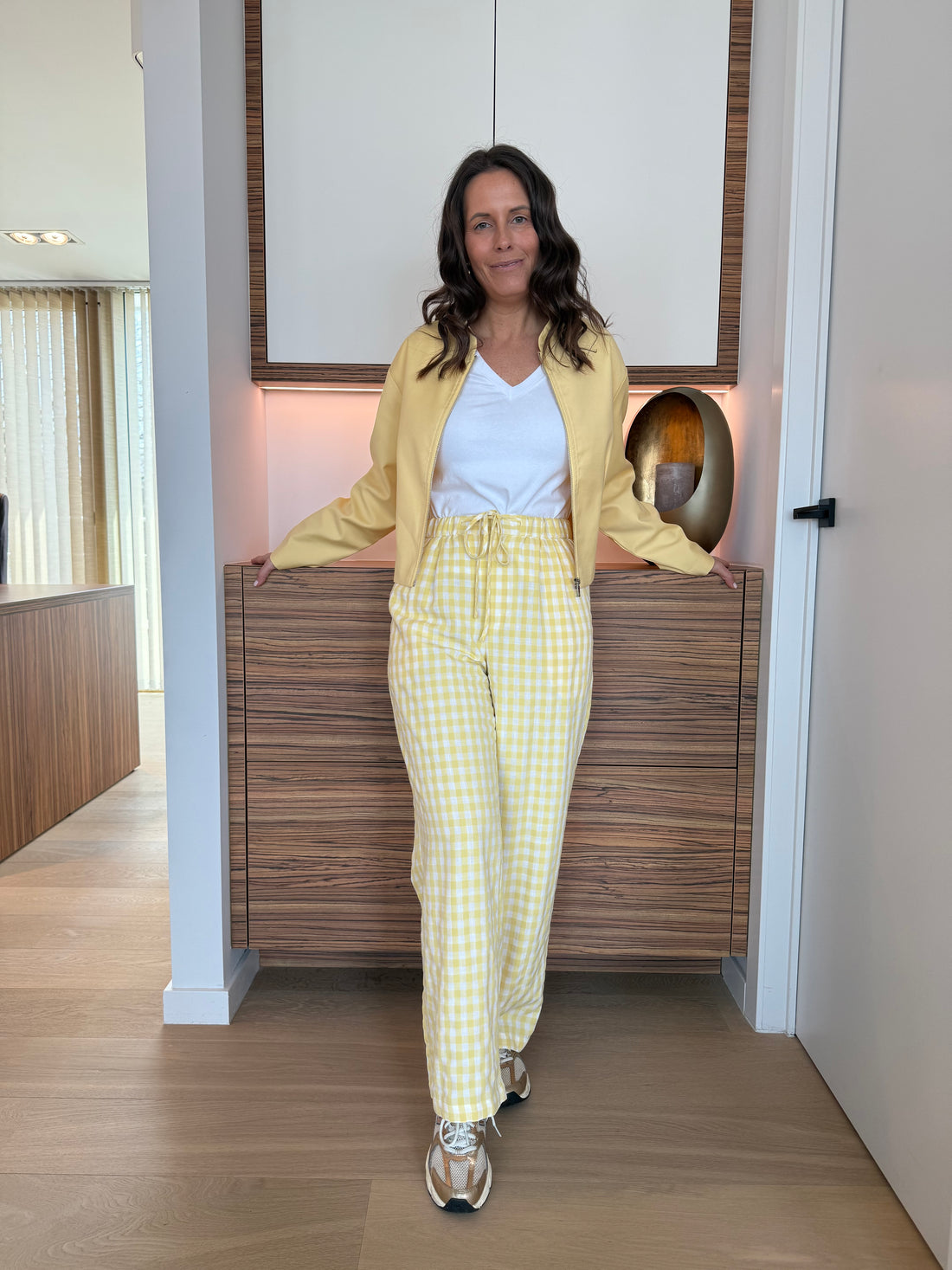 Vichy trouser
