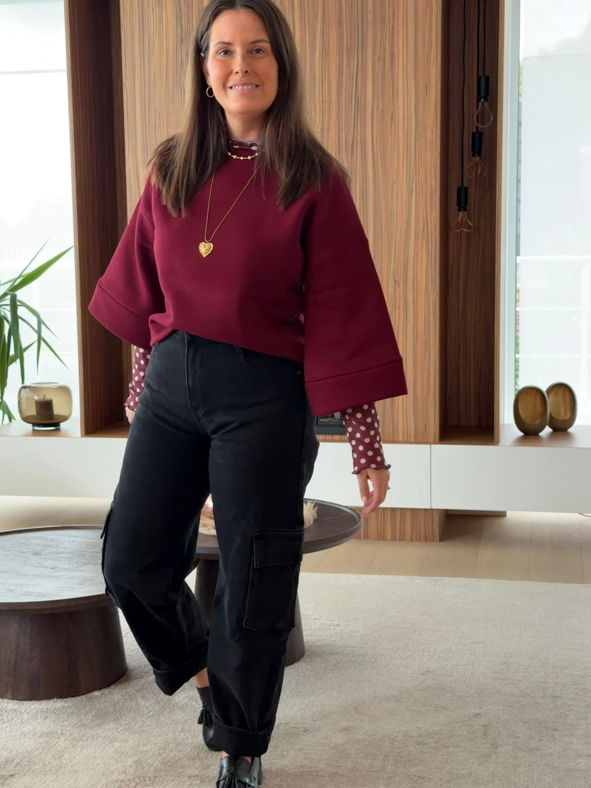 Charly sweater burgundy