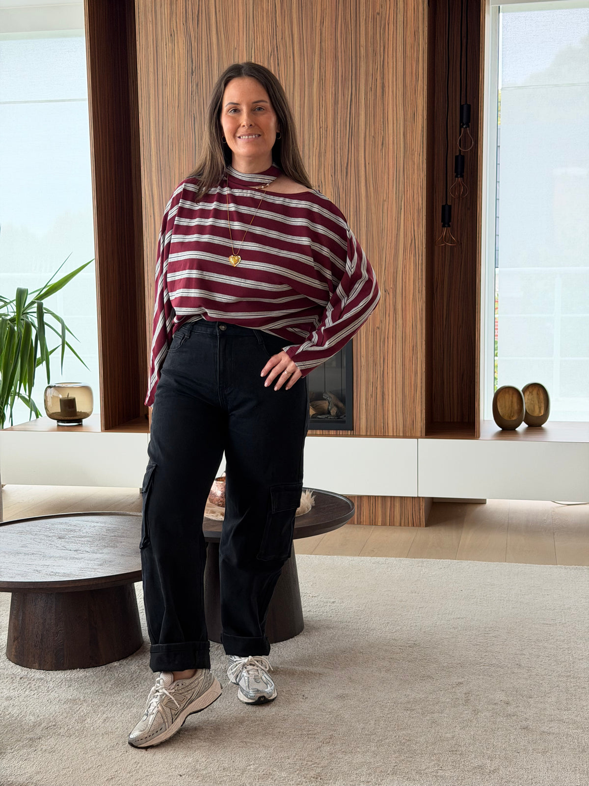 Emma shirt burgundy