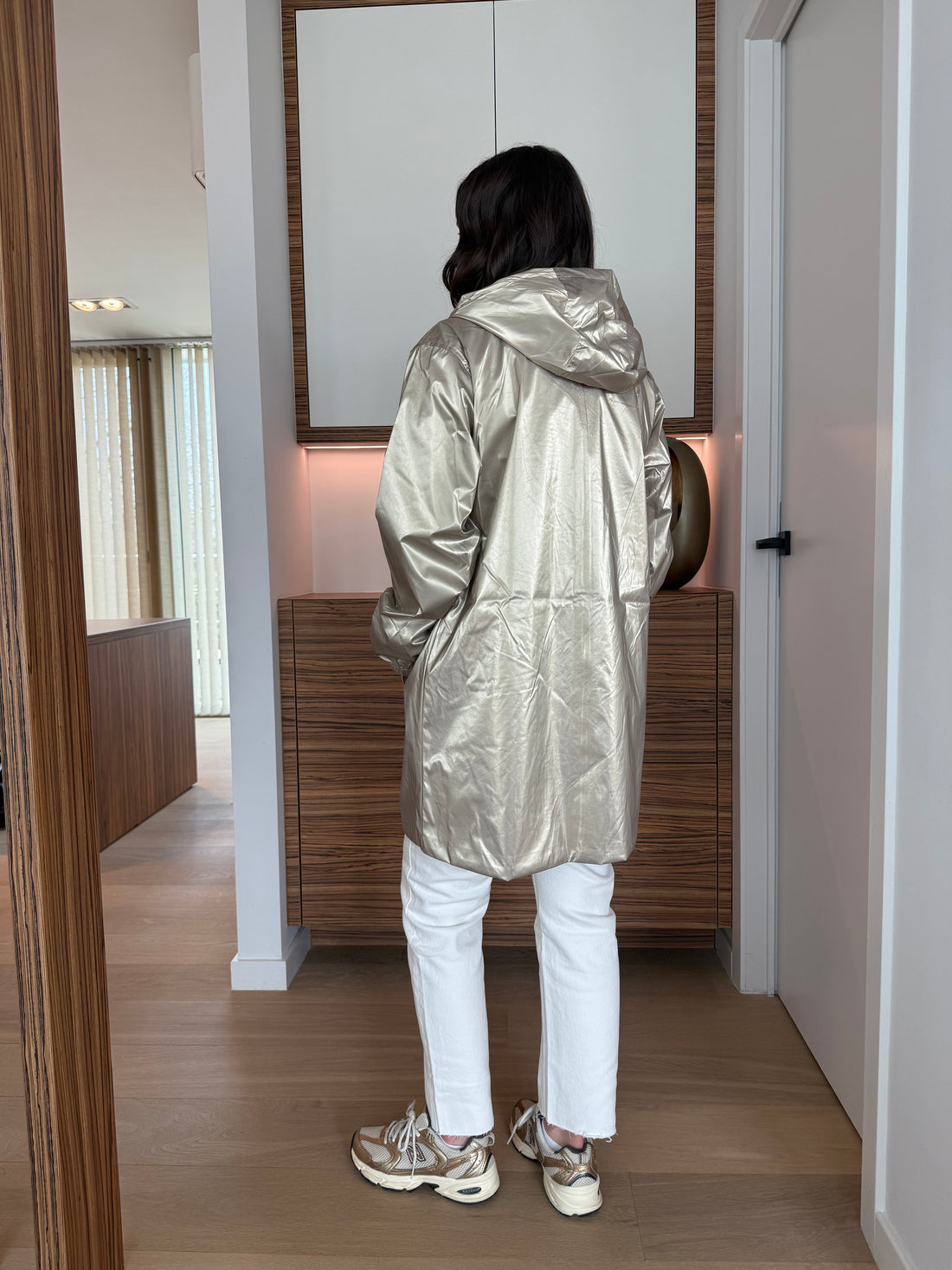 Lauren Reversible jacket beige/gold