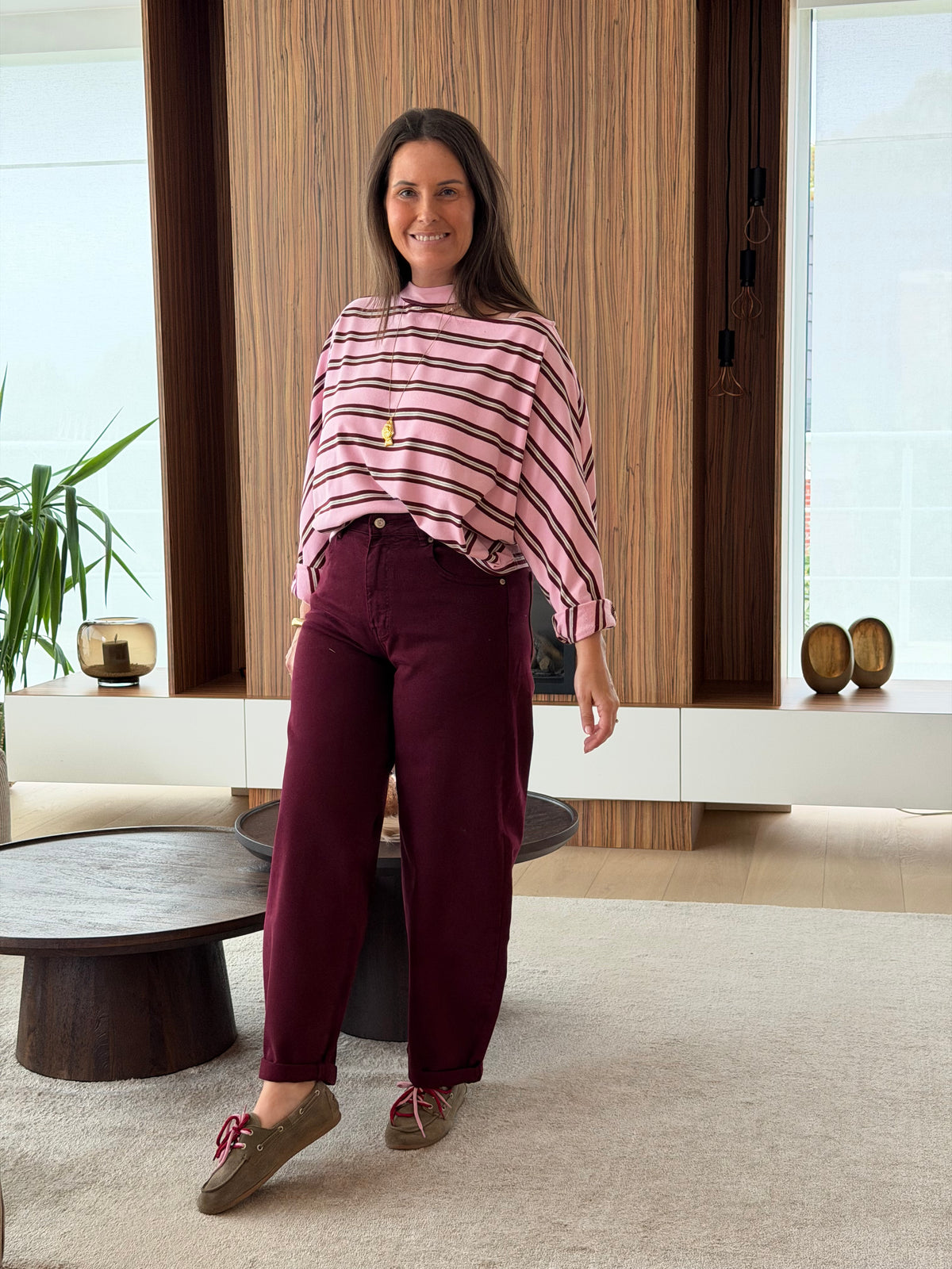 Emma shirt roze