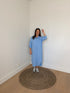 lichtblauwe maxi jurk - My Dressing