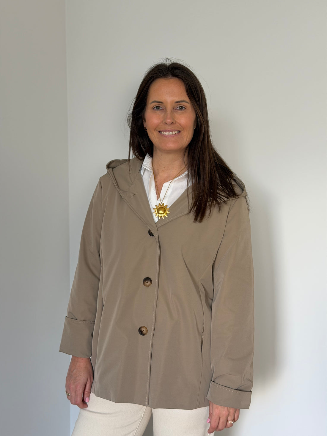 Trenchcoat taupe - My dressing