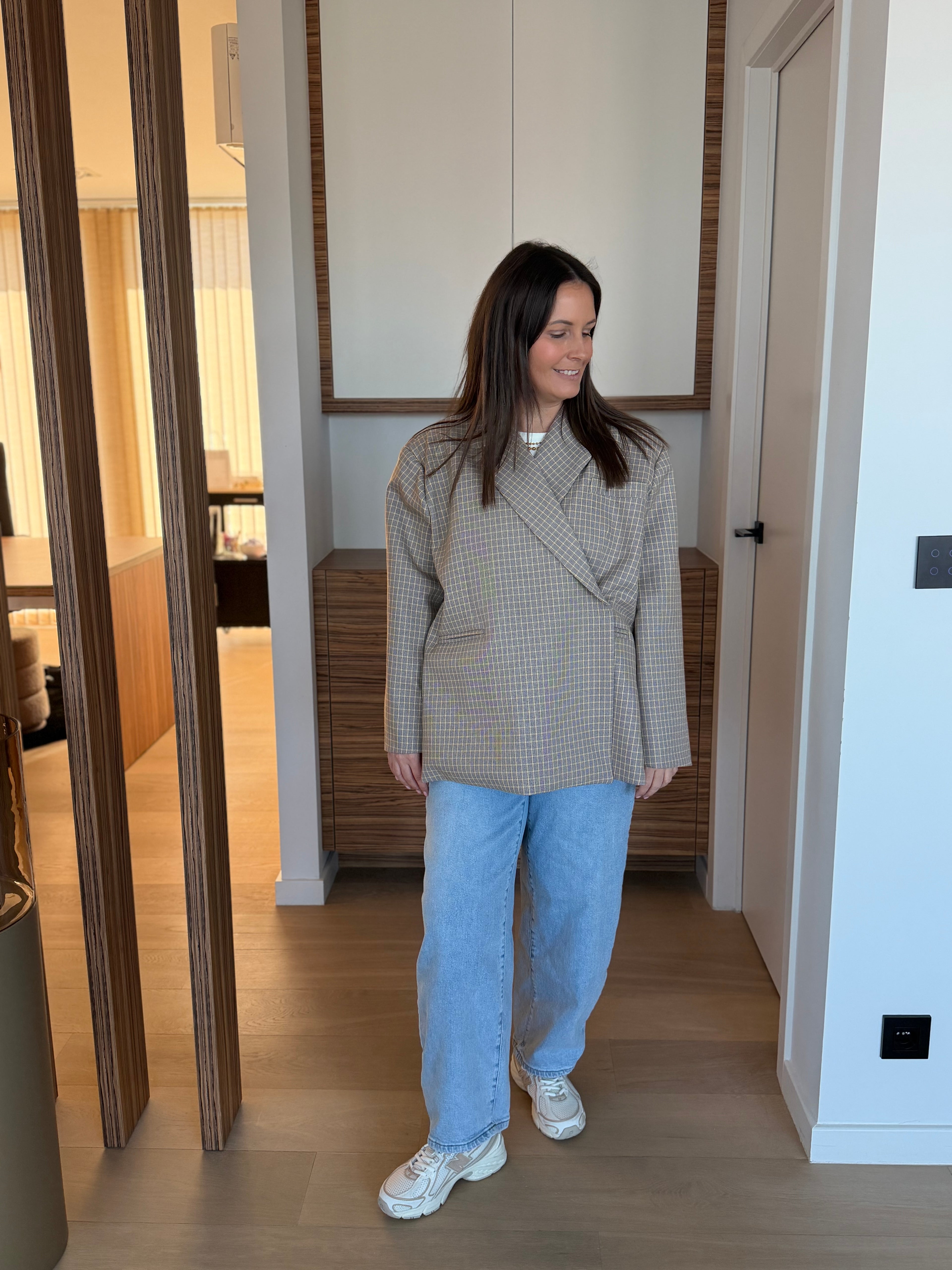 Vichy blazer oversized - My Dressing