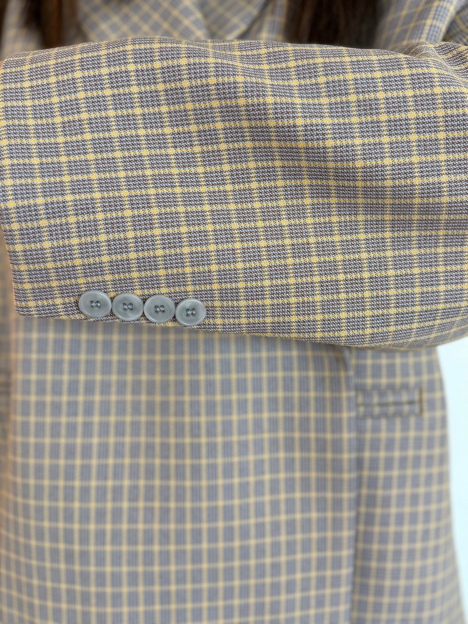 Vichy blazer  met lange mouwen - My Dressing