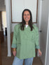 Oversized blazer groen vichy - My Dressing