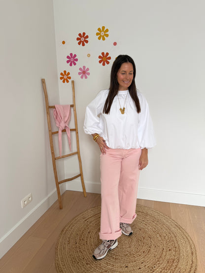 Backless witte blouse - My Dressing