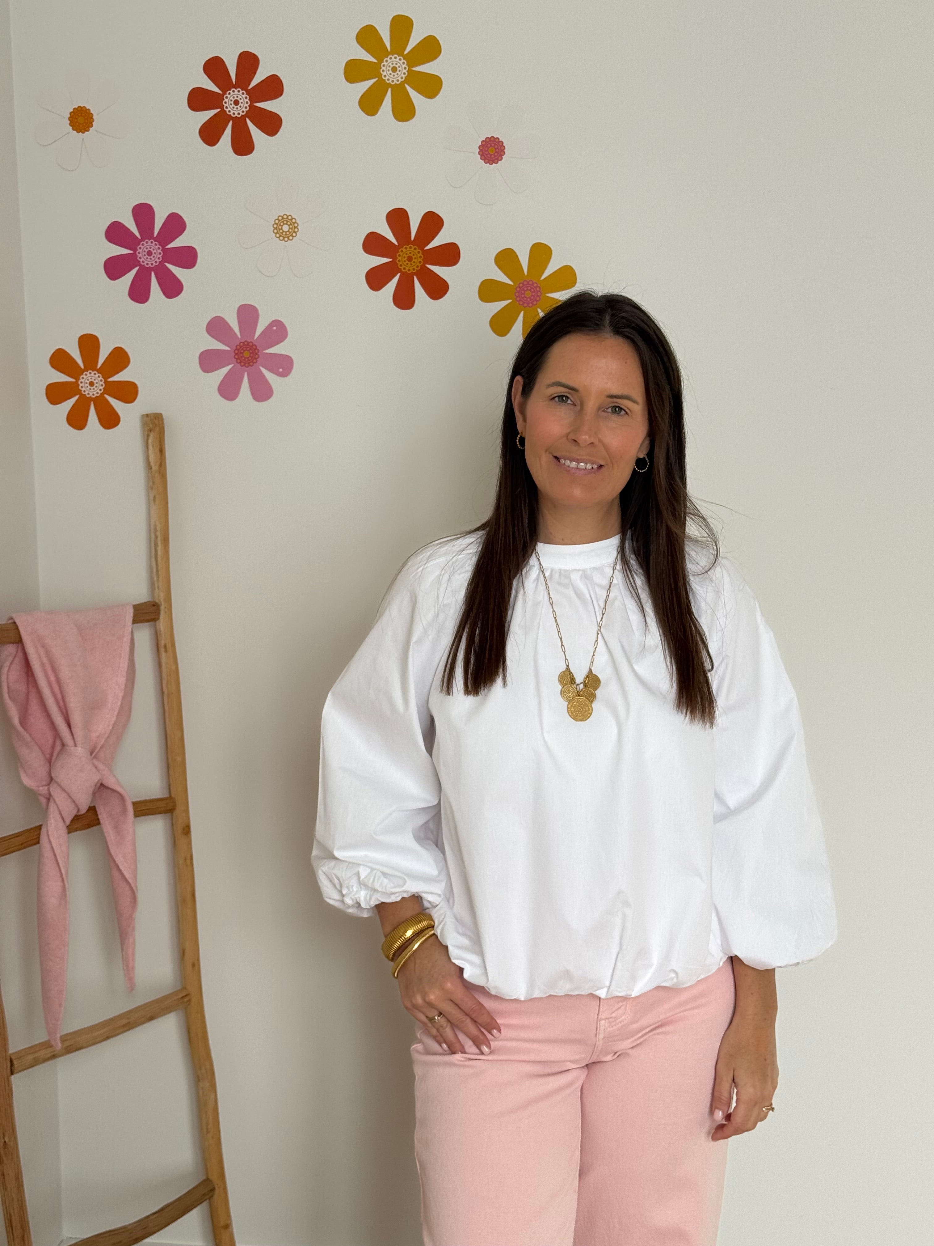 Backless witte blouse - My Dressing