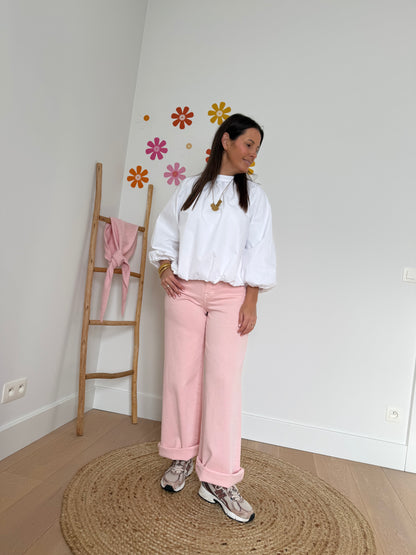 Roze jeansbroek - My Dressing