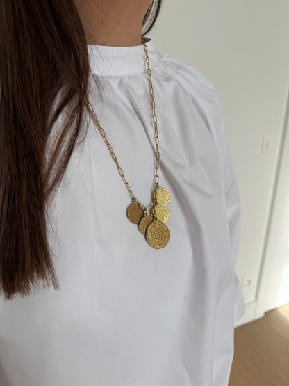 Backless witte blouse - My Dressing