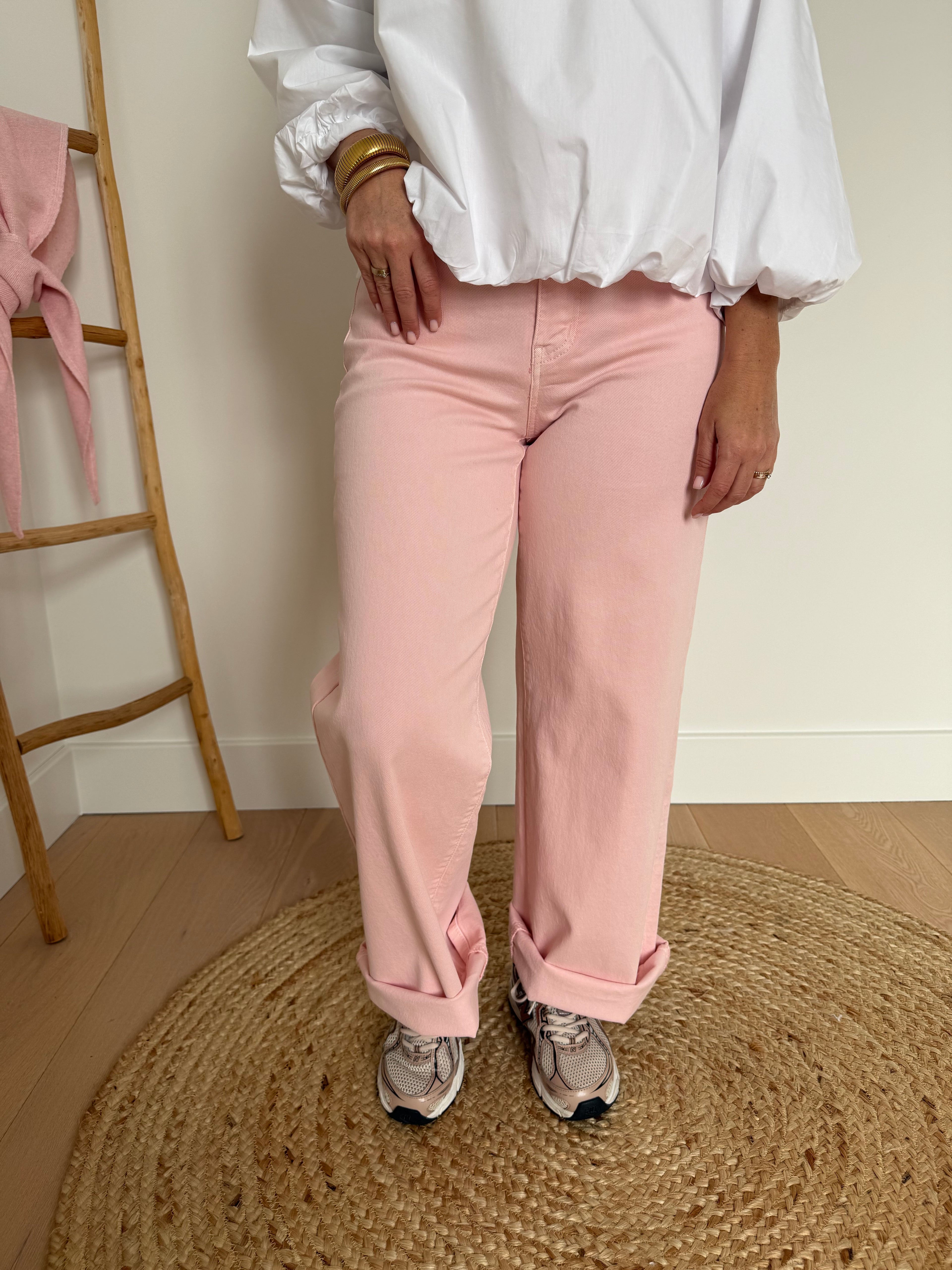 Roze jeansbroek - My Dressing