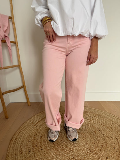 Roze jeansbroek - My Dressing