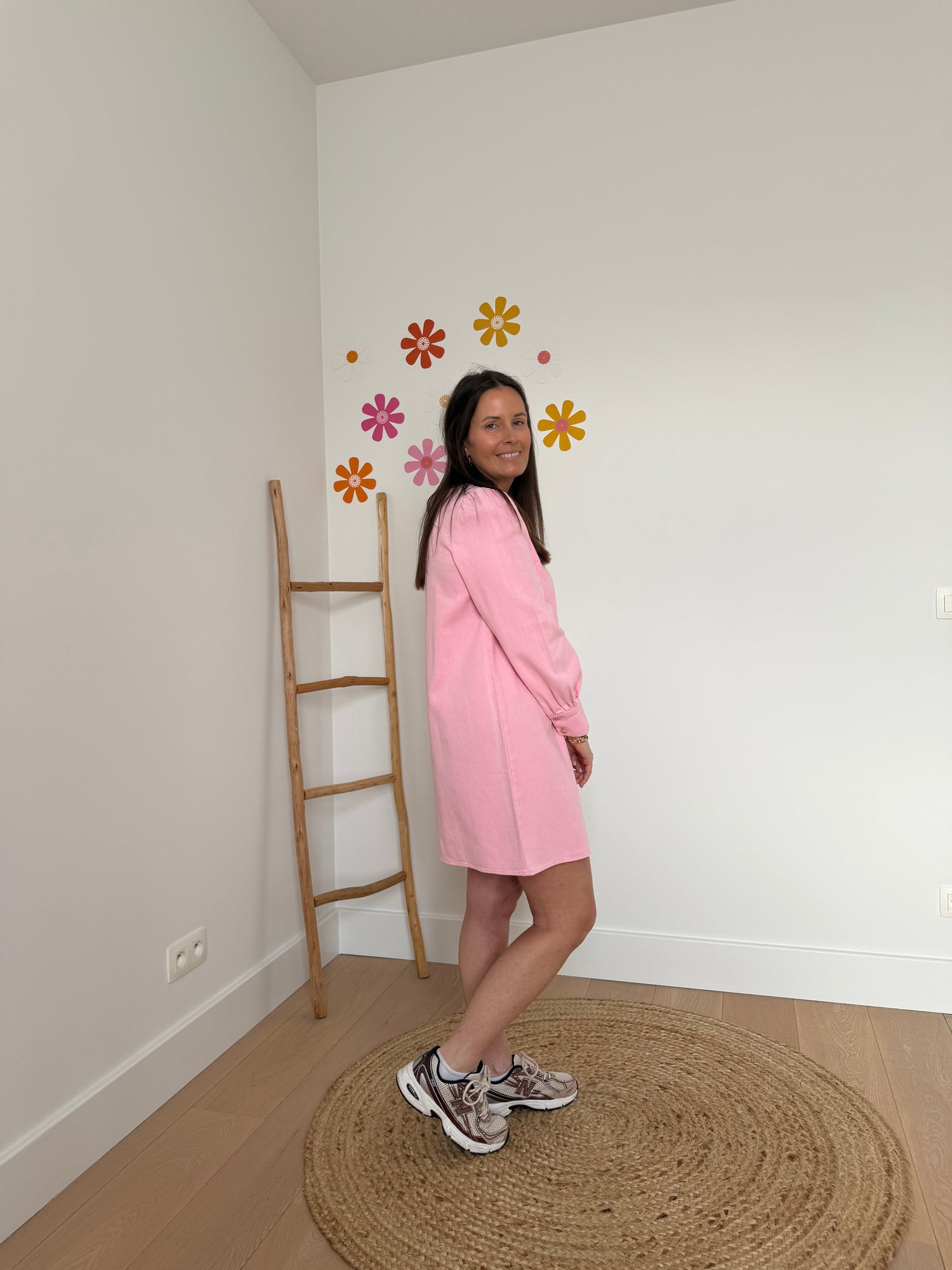 Roze denimjurk - My Dressing