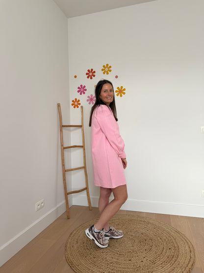 Roze denimjurk - My Dressing