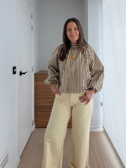 Lou jeans lichtgeel