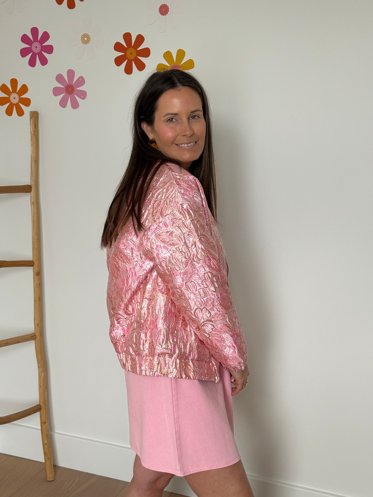 Pink jacket - glitter - My Dressing