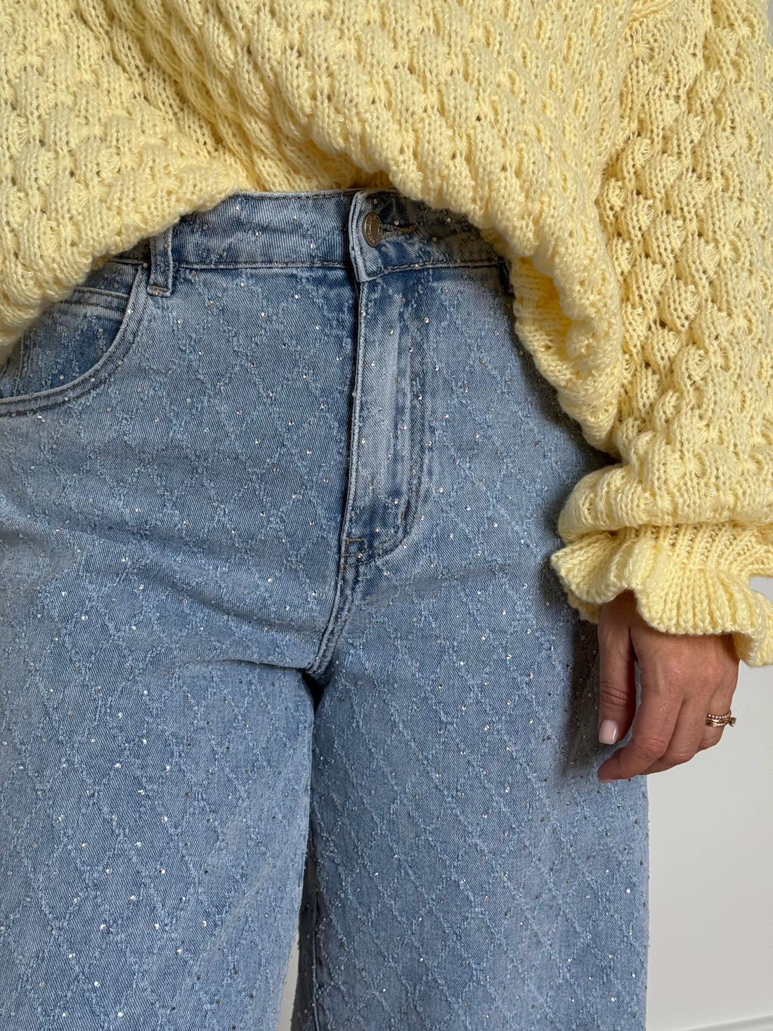 Barrel/balloon jeans met strass - My Dressing