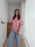 Roze dot t-shirt - My Dressing