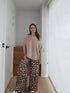 Zachte off shoulder knit Taupe - My Dressing
