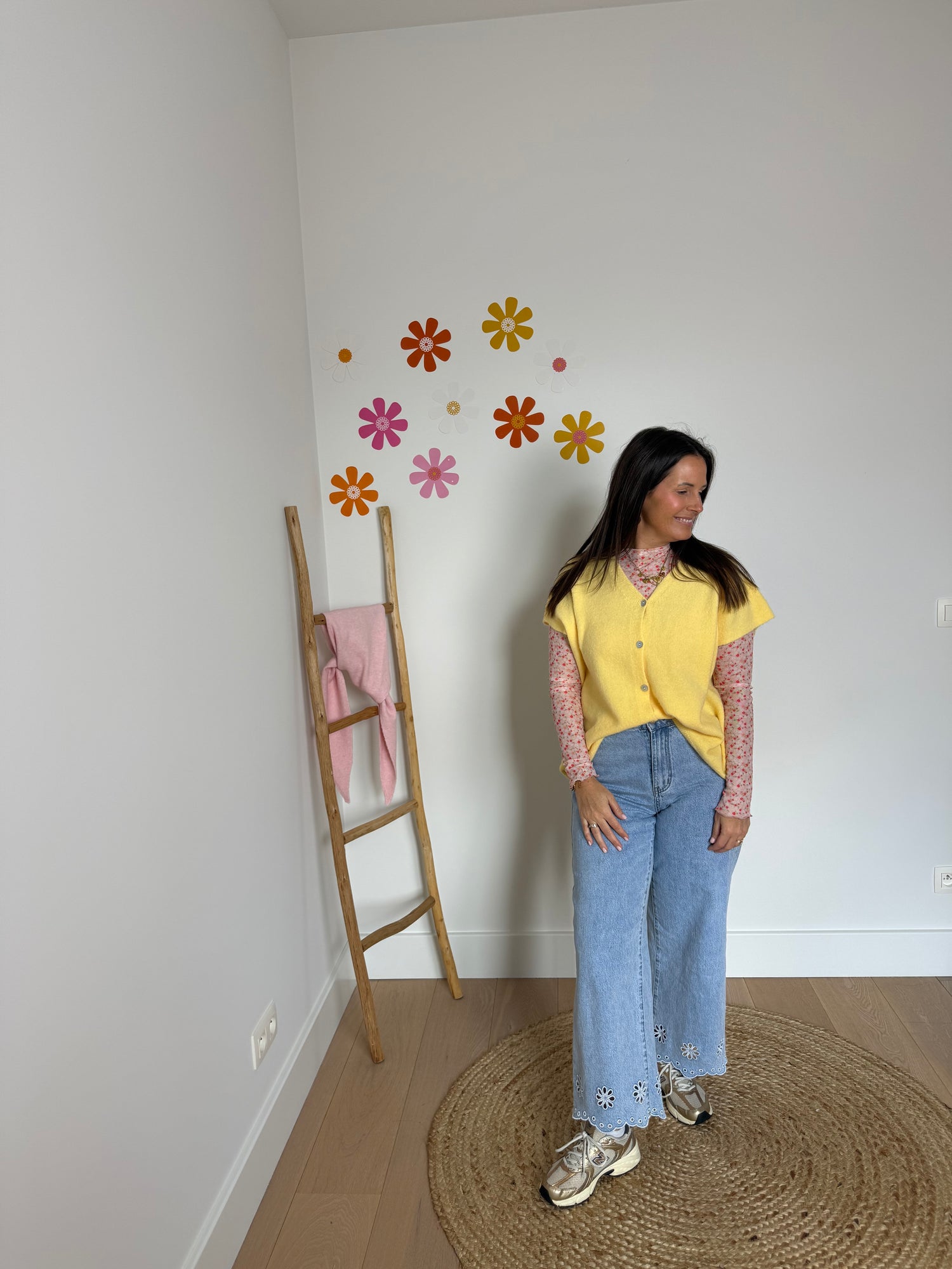 Oversized gilet geel - My Dressing