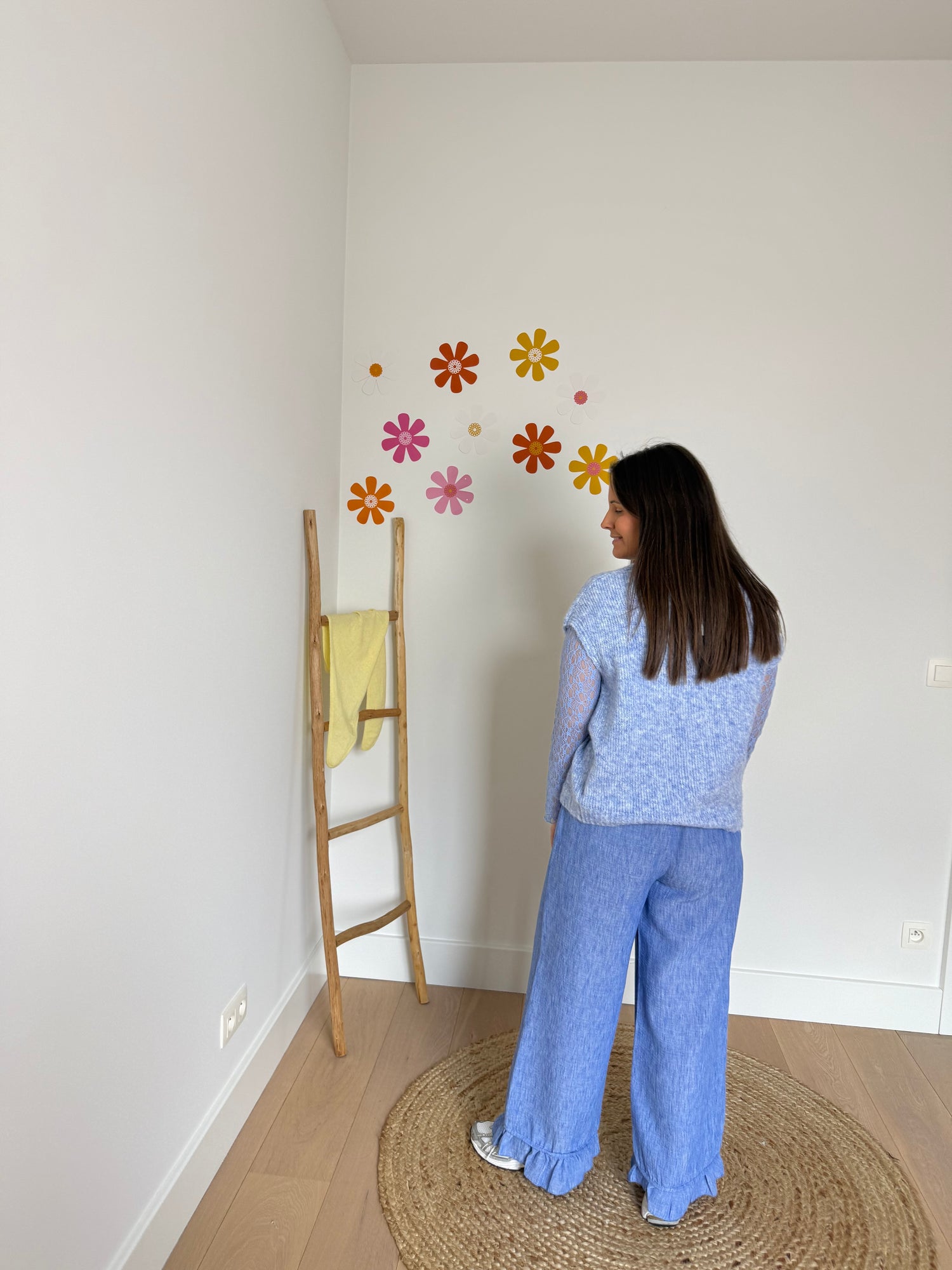 Blauw/roze gestreepte gilet en longsleeve - My Dressing