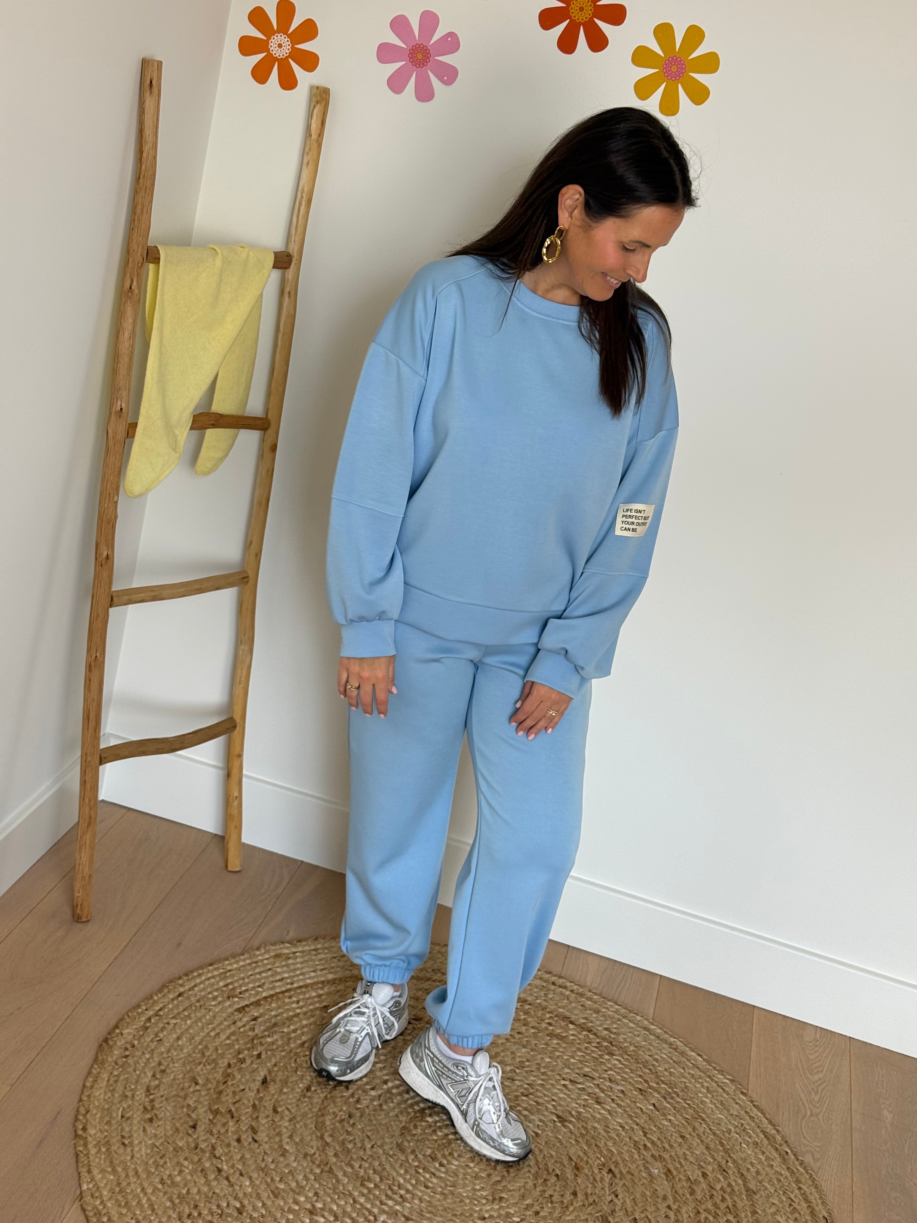 Babyblauwe jogging set - My Dressing