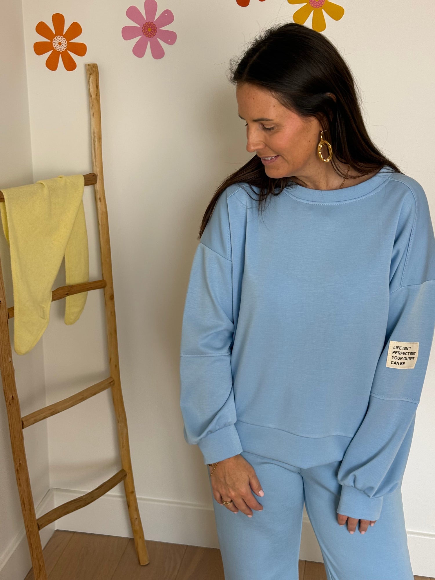 Babyblauwe jogging set - My Dressing