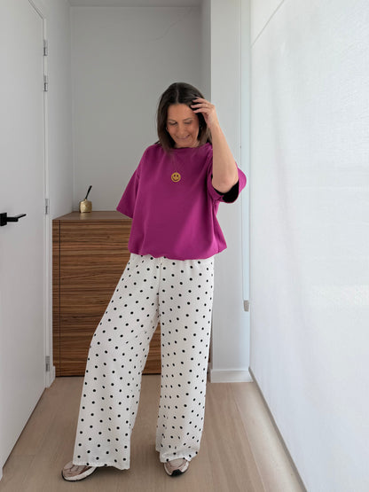Fushia cropped t-shirt - My Dressing