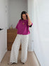Fushia cropped t-shirt - My Dressing