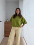 Cropped t-shirt kaki - My Dressing