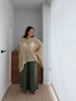 Gouden crochet poncho - My Dressing