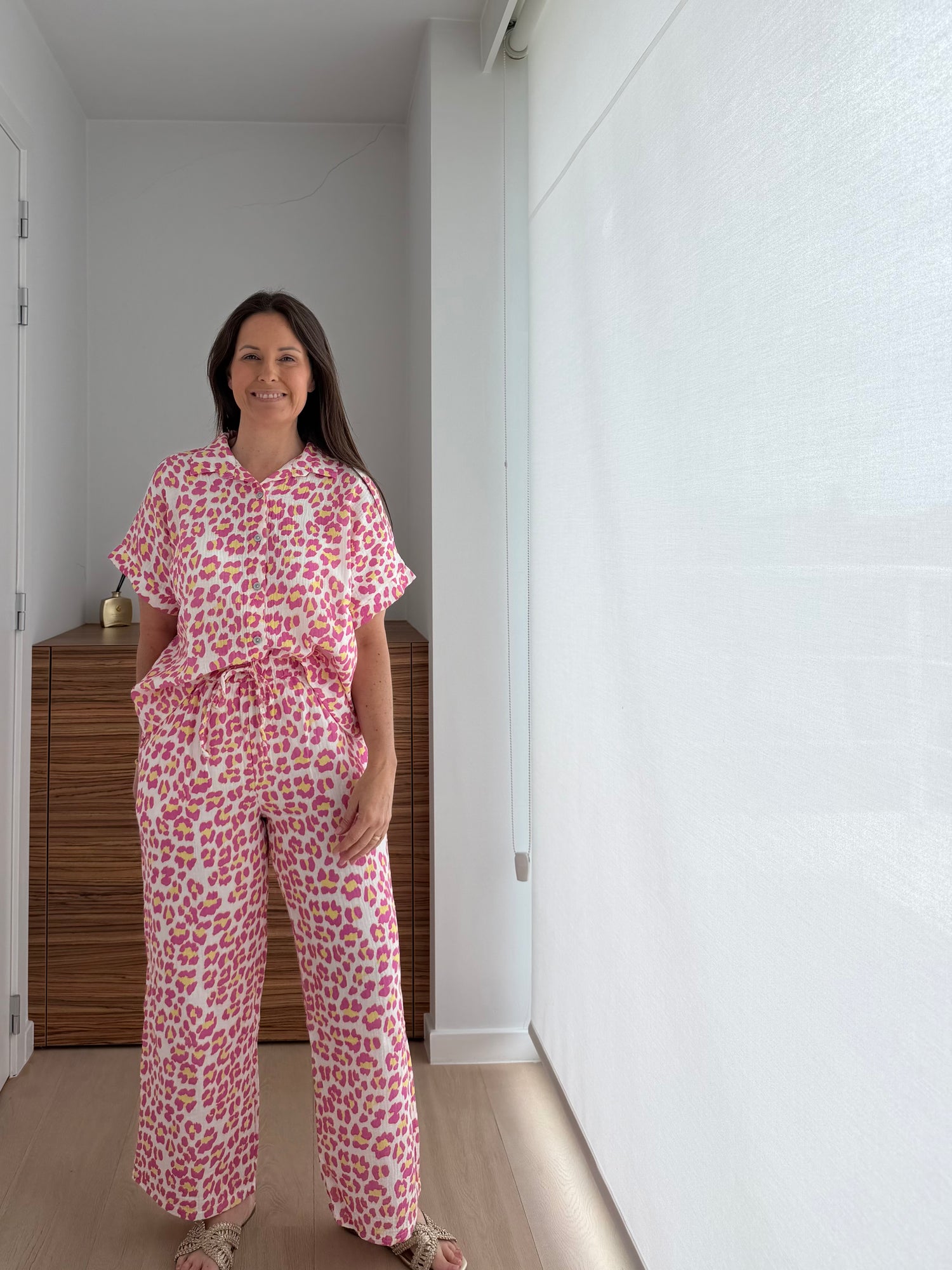Roze leopard set - My Dressing