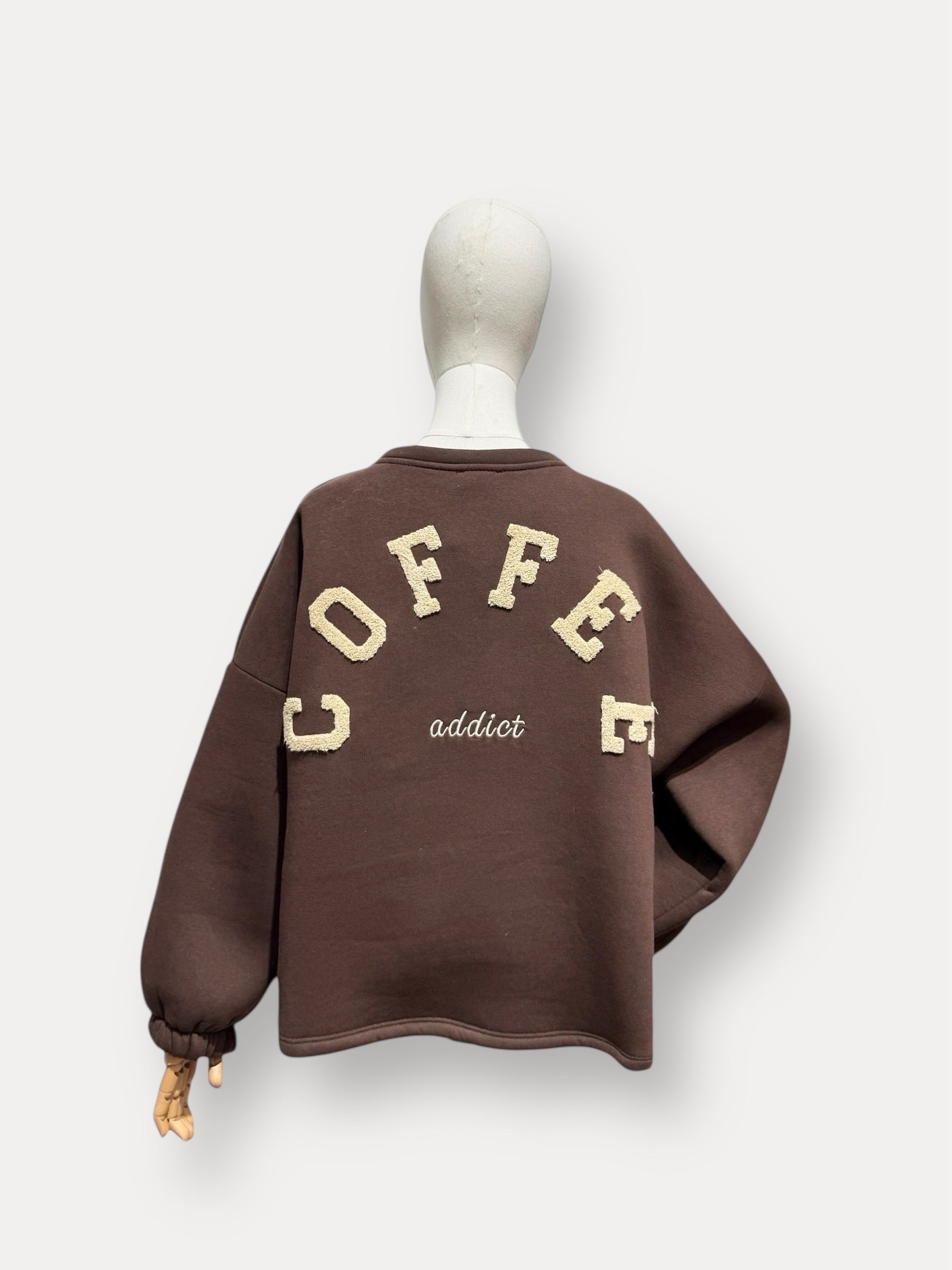 Coffee sweater chocoladebruin - My Dressing