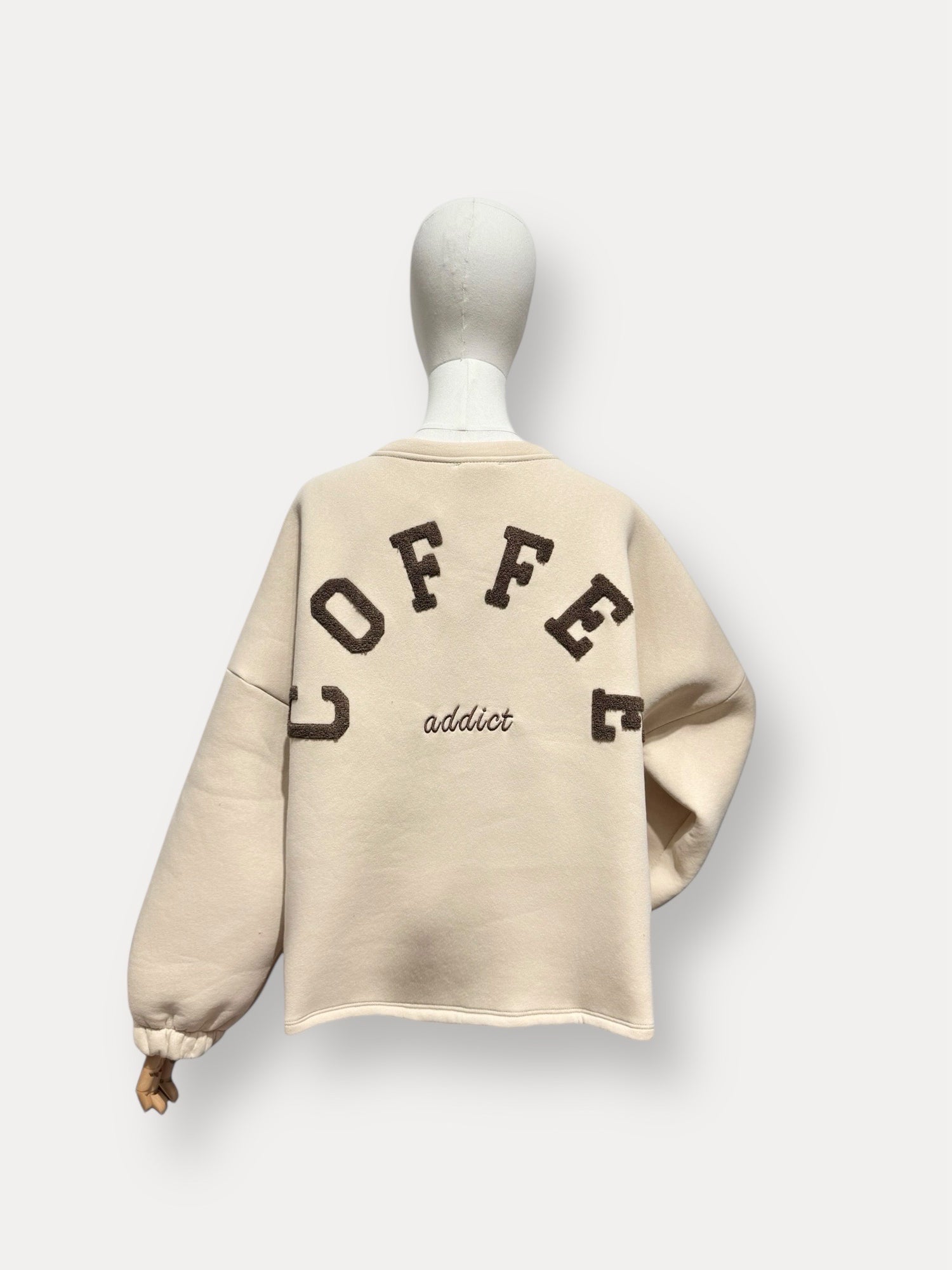 Beige coffee sweater - My Dressing