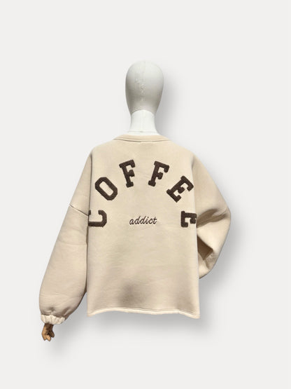 Beige coffee sweater - My Dressing