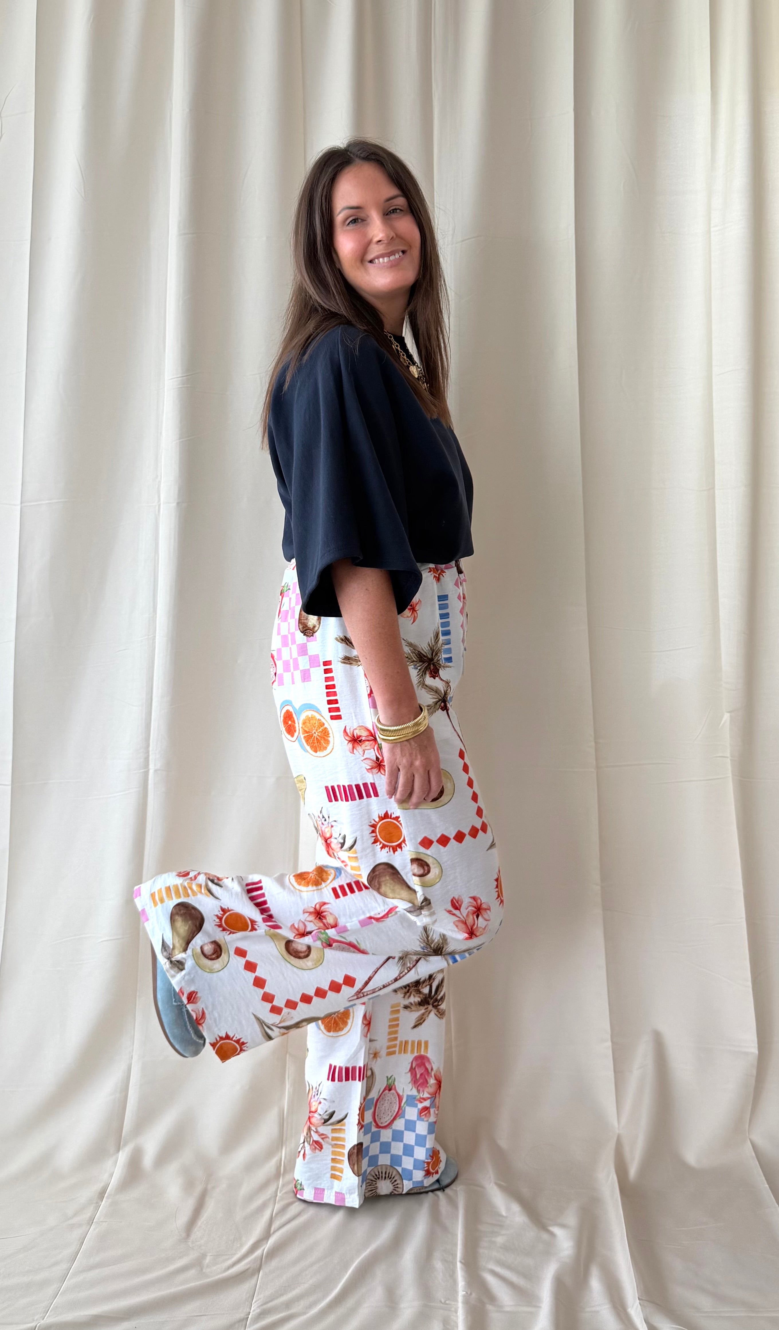 Basic oversized t-shirt in marinekleur - My Dressing