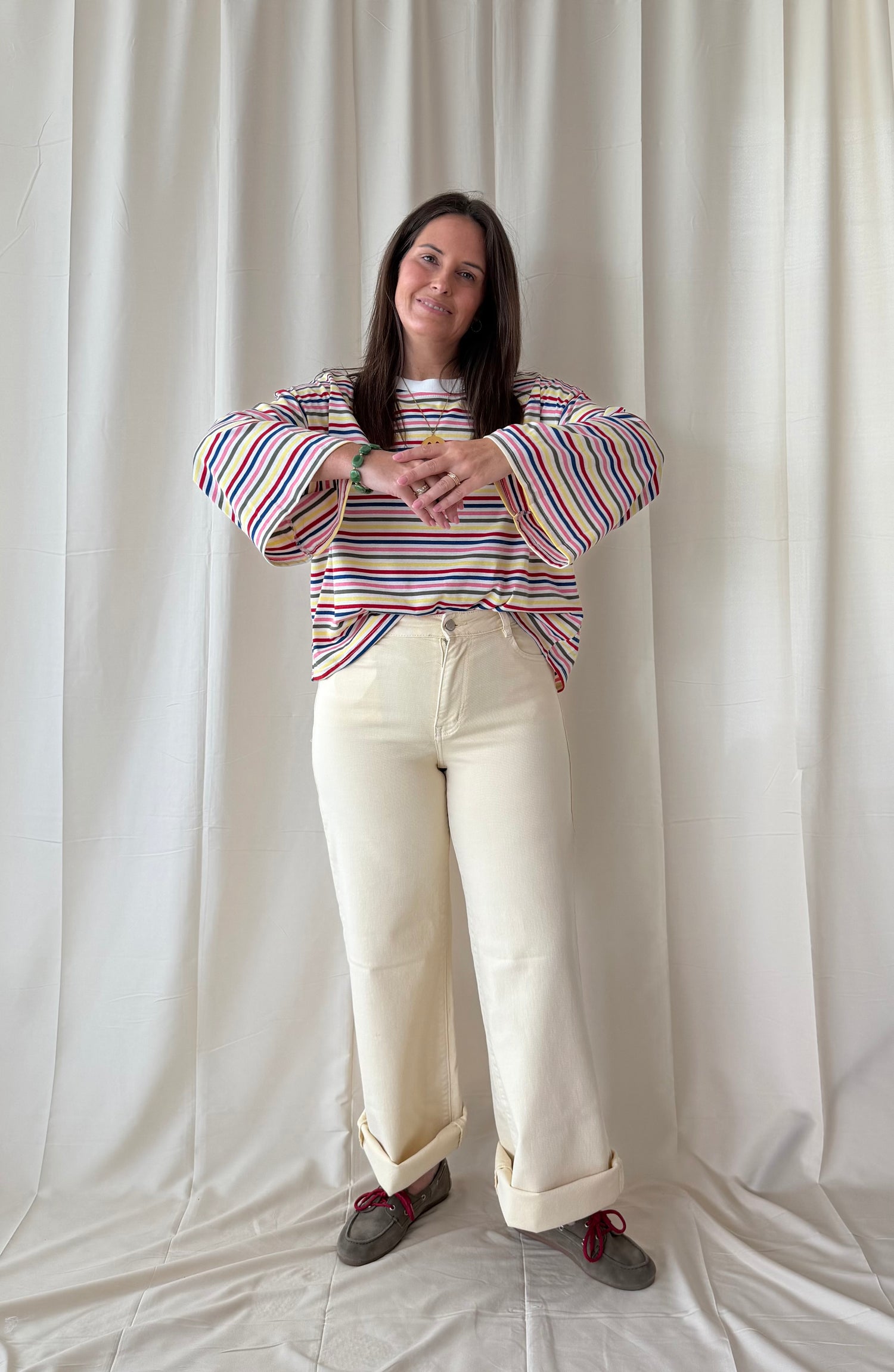 Gestreepte multicolor longsleeve - My Dressing