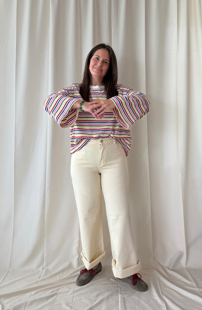 Gestreepte multicolor longsleeve - My Dressing